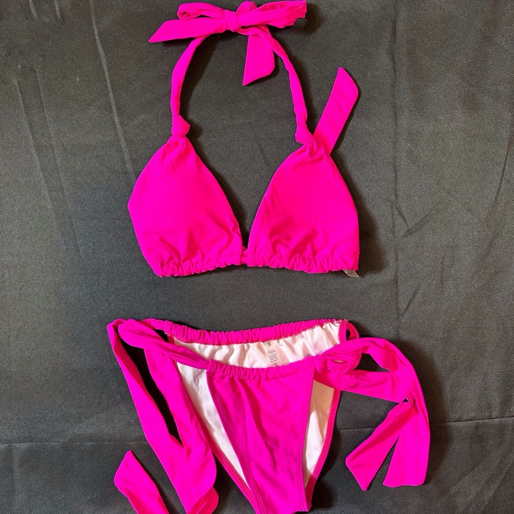 Vibrant Pink Bikini Set